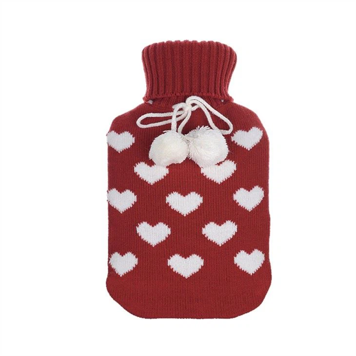 Custom Design Knitted Hot Water Bag Cover