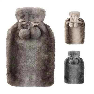 BS Rubber Hot Water Bag With fur Cover