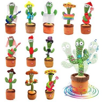 Electric Singing Dancing Cactus Toy