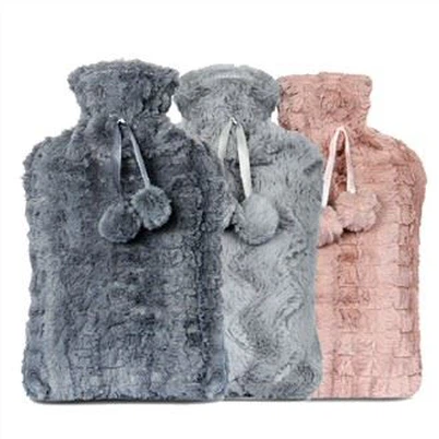 Luxury Faux fur Hot Water Bottle Cover