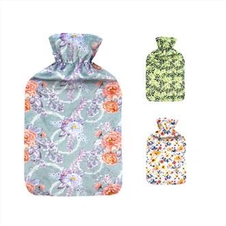 Rubber Hot Water Bottle With Fleece Cover