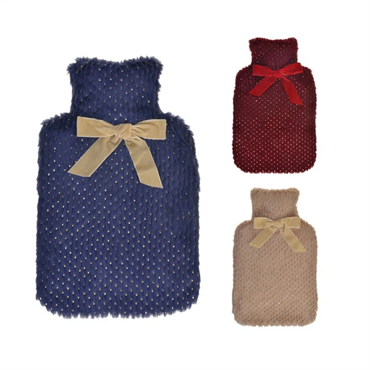 New Design Fluffy Hot Water Bottle Cover
