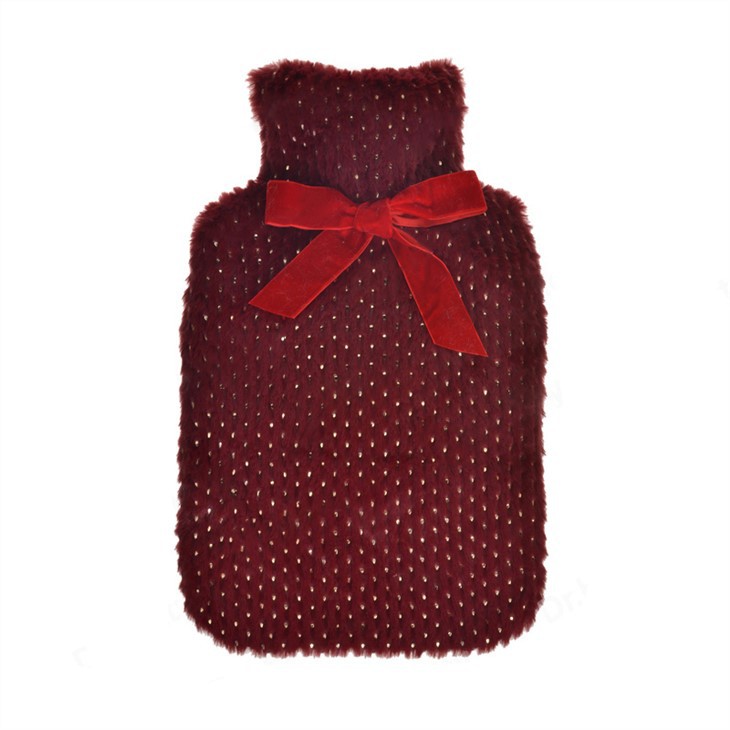 New Design Fluffy Hot Water Bottle Cover