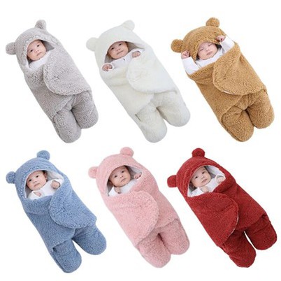 Bear Newborn Swaddle Wrap Blanket