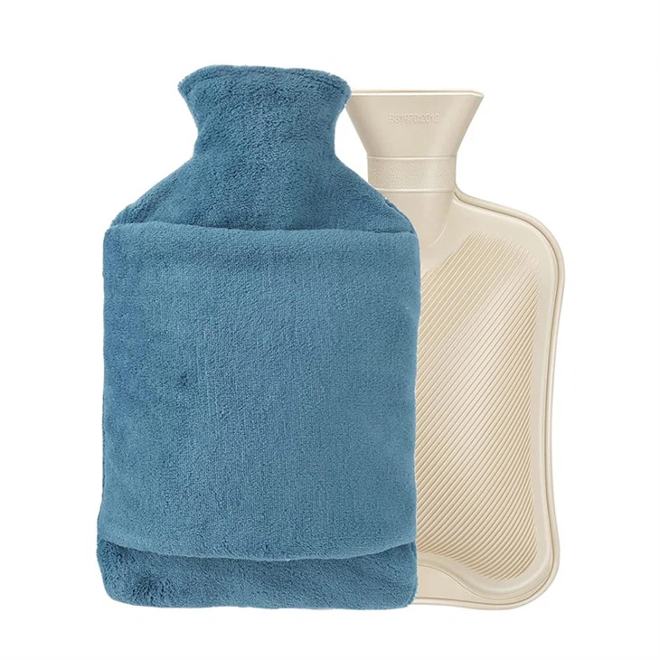 Winter Faux fur Hot Water Bottle 2l Cover