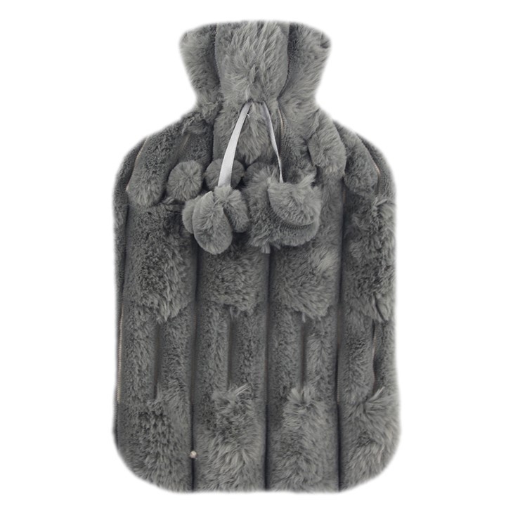 Customized Faux fur Hot Water Bottle Covers
