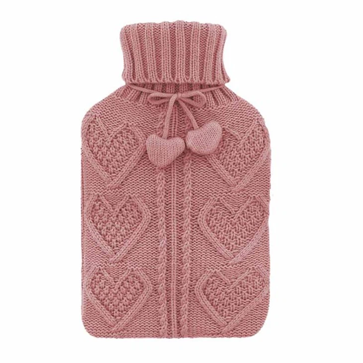 removable hot water bottle cover