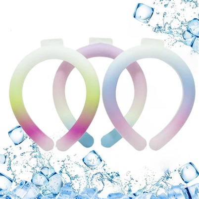 Wearable Ice Cooling Neck Wrap Ring