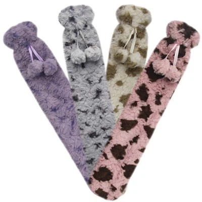 Winter Long Hot Water Bottle Bag fur Cover