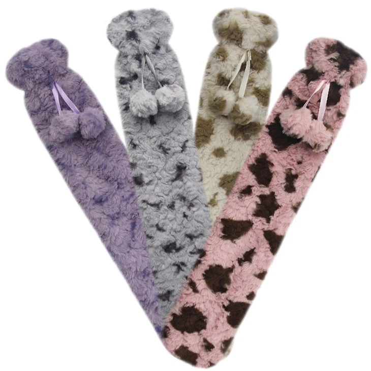 Winter Long Hot Water Bottle Bag fur Cover