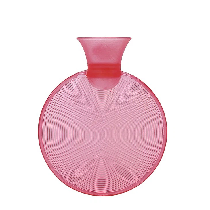 Round Mini Transparent Pvc Hot Water Bottle