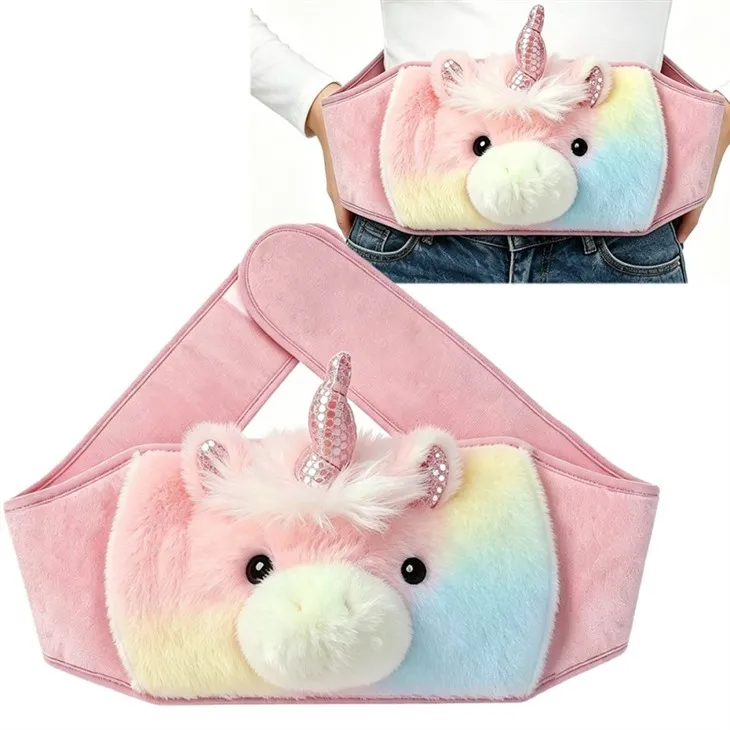 1000ml Unicorn Hot Water Bottle Waist Belt Cover