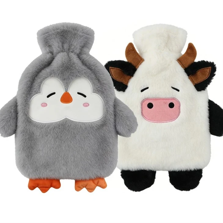 500ml Cute Animal Plush Hot Water Bottle Cover Holly