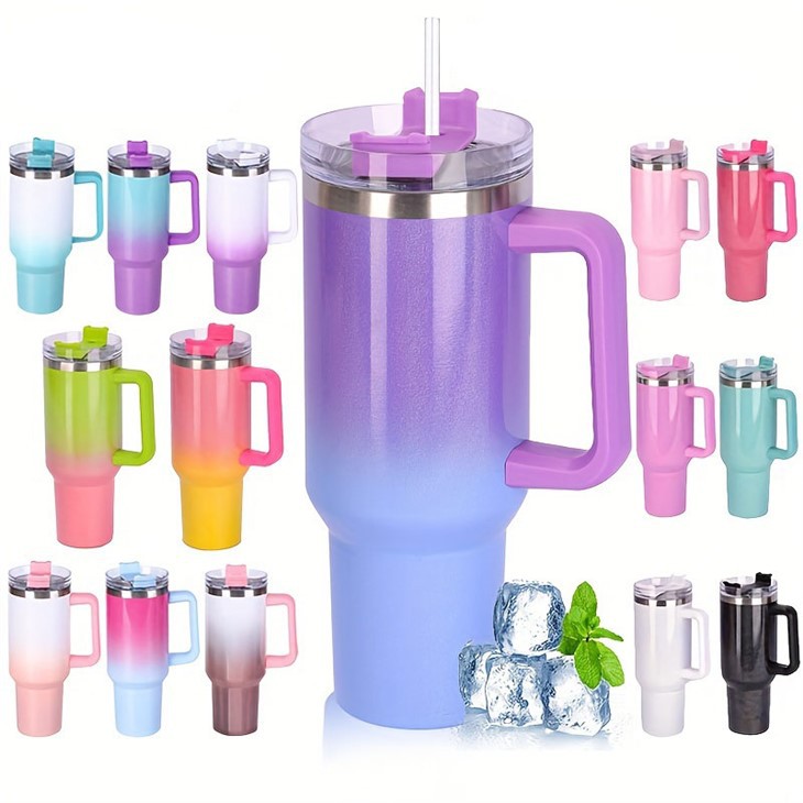 Custom 40oz Metal Cup Insulated Sport GYM Water Bottle