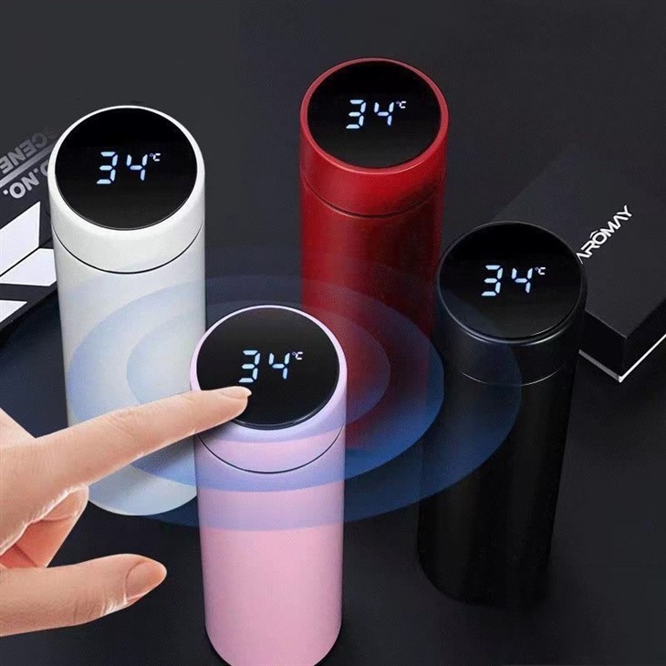 Intelligent 500ml Stainless Steel Smart Thermo Water Bottle