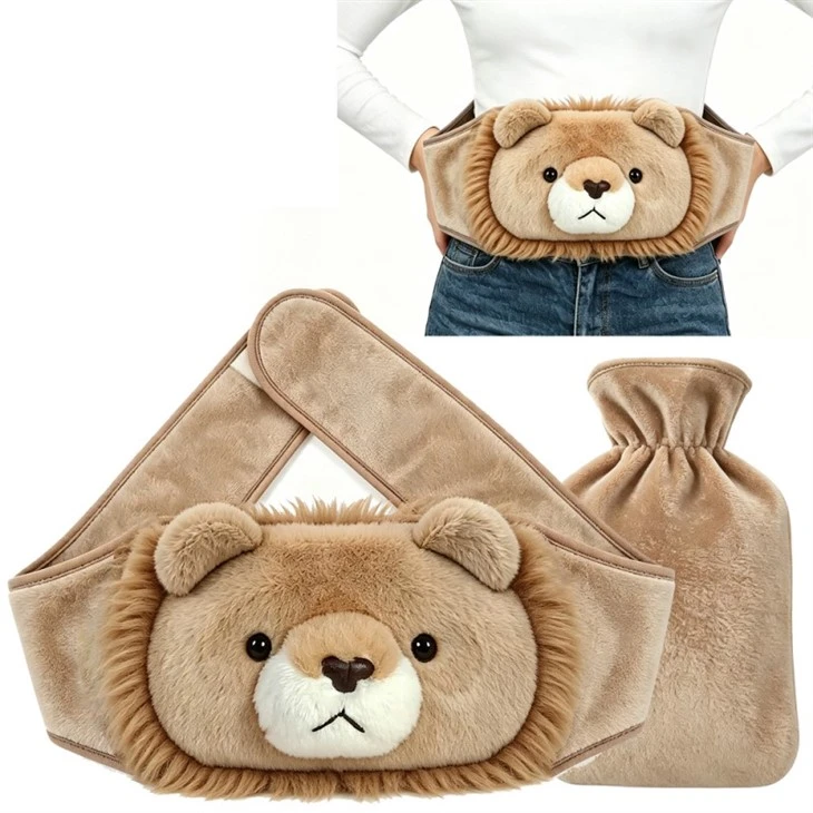 Pain Relief Hot Water Bag With Lion Belt Waist Cover