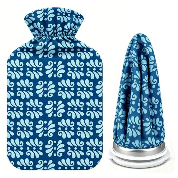 Reusable Hot Water Bag With Fleece Cover And Hot Cold Ice Pack Set