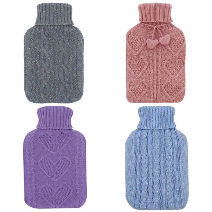 removable hot water bottle cover