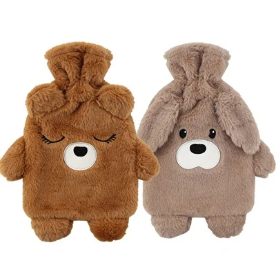 1000ML Cartoon Cute Animal Hot Water Bag Cover Holly