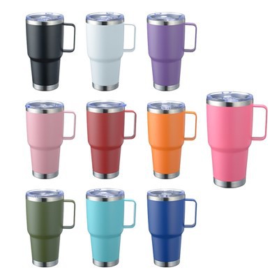 20oz Handle Stainless Steel Tumbler Mug With Handle