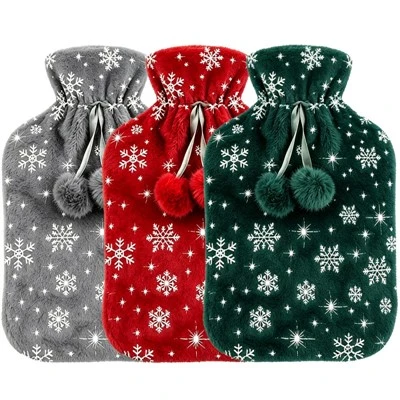 2000ml Good Quality Hot Water Bottle with Plush Cover