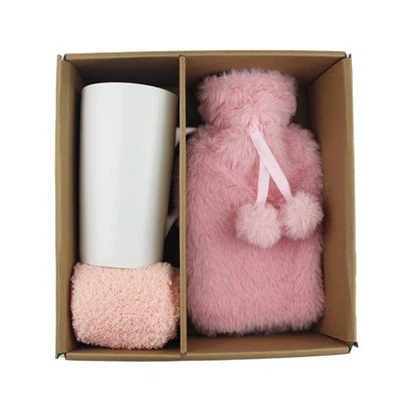 custom design hot water bag gift set