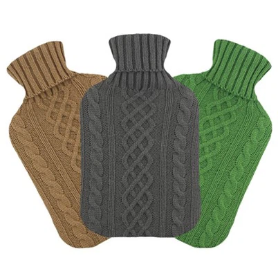 rubber hot water bottle cover custom