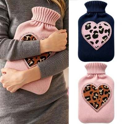 Factory Direct High Quality Warm Hot Water Bag Knitted Removable Cover
