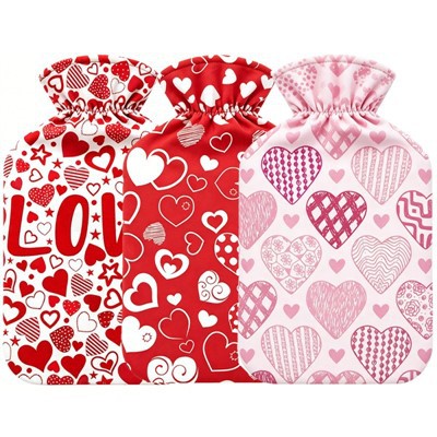 Hot Water Bottle 2000ml With Valentine's Day Cover Wholesale