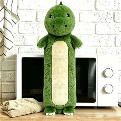 Reusable Dinosaur Plush Toy Microwavable Flaxseed Lavender Neck Heating Pad
