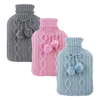 hot water bag 2000ml classic knit cover