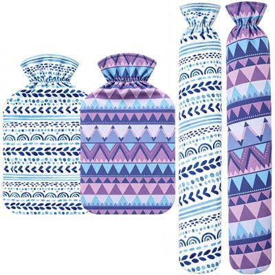 Rubber Hot Water Bottles Long Hot Cold Water Bag With Cover